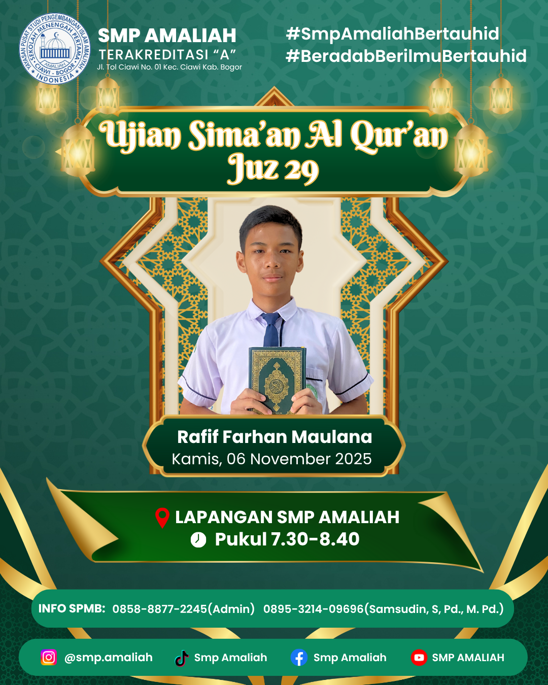 SIMAAN AL-QUR'AN JUZ 29